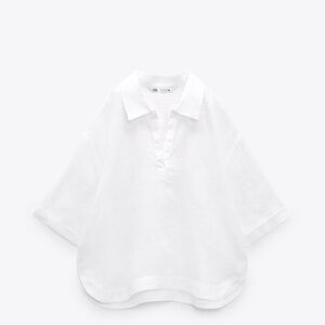 BNWT ZARA linen popover